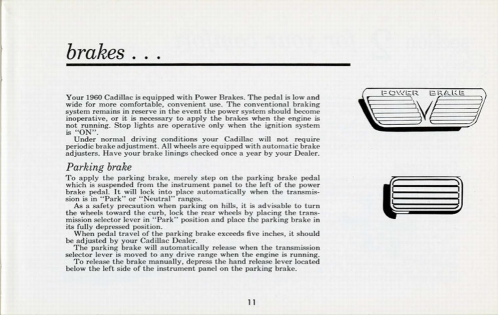 1960 Cadillac Owners Manual Page 27
